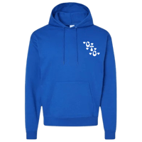 Image 1 of Blue Hearts Around Change Hoodie