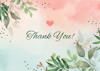Leaves Thank You Card