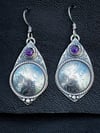 Intentions ~ The Crowning ~ Sterling and Amethyst Earrings