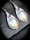 Intentions ~ The Crowning ~ Sterling and Amethyst Earrings