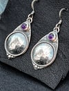 Intentions ~ The Crowning ~ Sterling and Amethyst Earrings