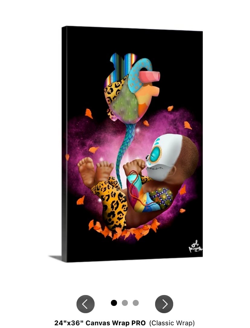 Image of La Semilla De La Cultura Se Cultiva Desde El Vientre - Canvas Wrap
