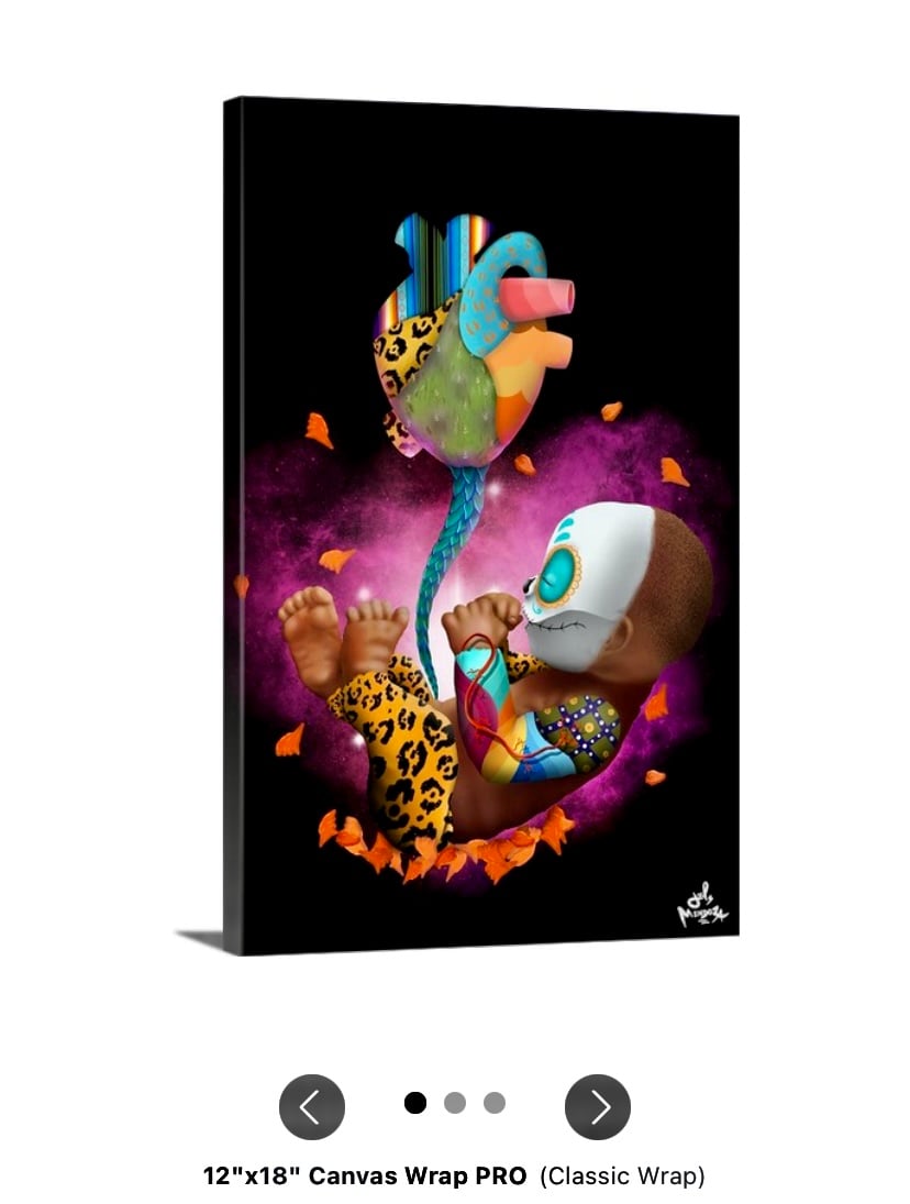 Image of La Semilla De La Cultura Se Cultiva Desde El Vientre - Canvas Wrap