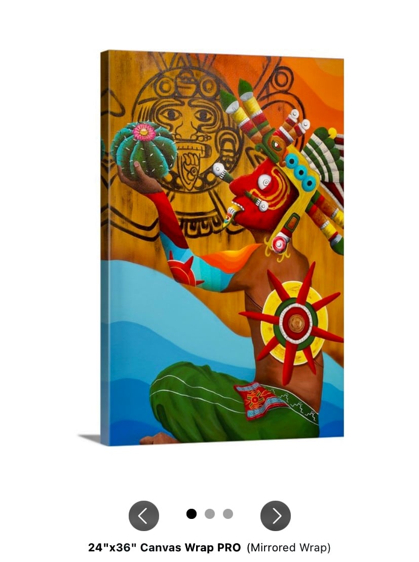 Image of Luz, Sanidad y Alegria - Canvas Wrap Print