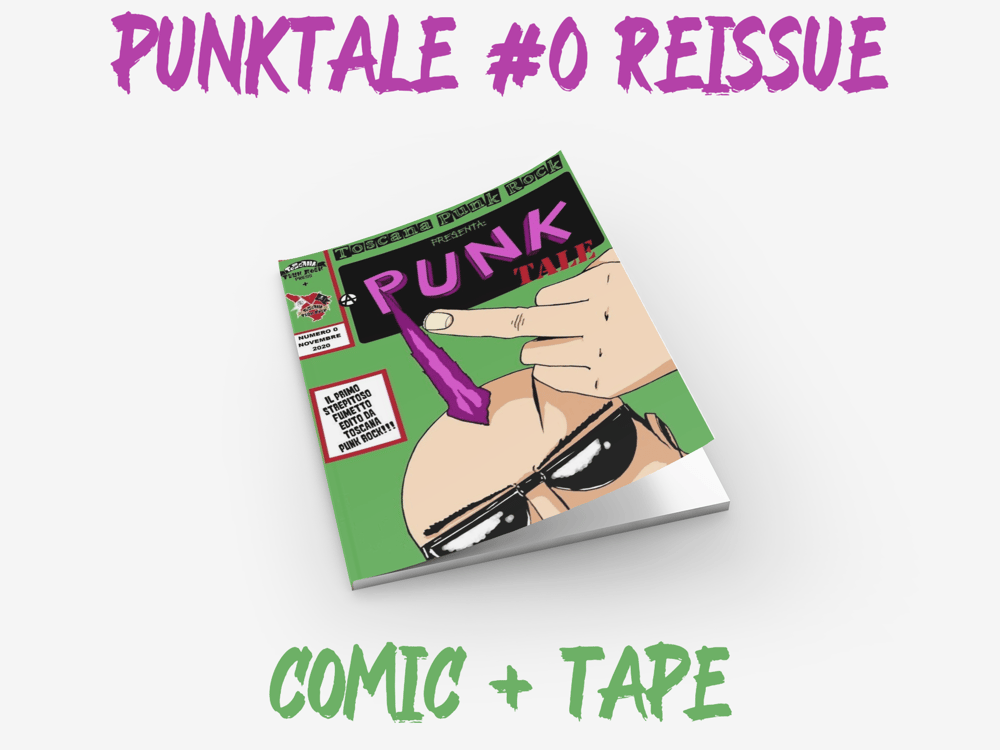  PUNK TALE #0 - Reissue. COMIC + TAPE