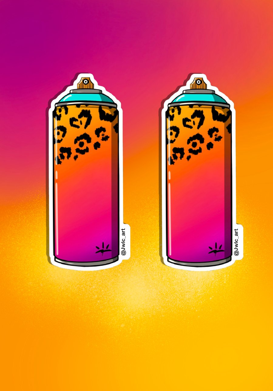 Image of Spray Can Sticker