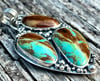 Estuary ~ Sterling Silver and Kingman Desert Sky Turquoise Necklace