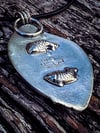 Estuary ~ Sterling Silver and Kingman Desert Sky Turquoise Necklace