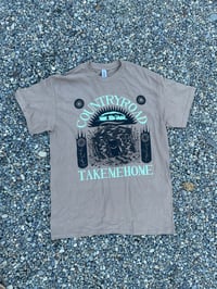 Image 1 of Country Road tees.  Brown and Mint.