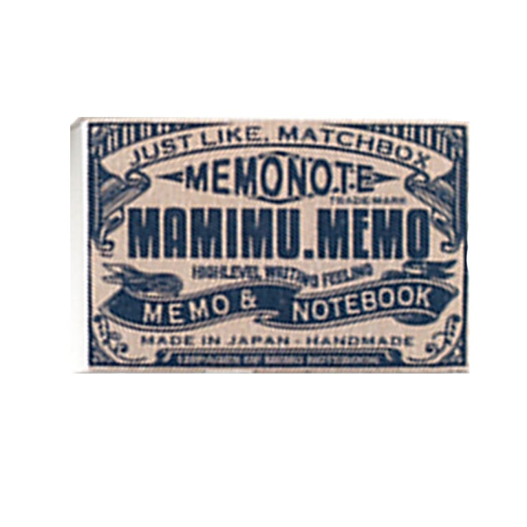 Image of Matchbox Memo Notebook - Navy