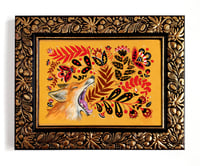 Fox Scream in bronze and black frame