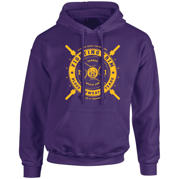 Image of Hoodie Purple - "Earned Not Given"
