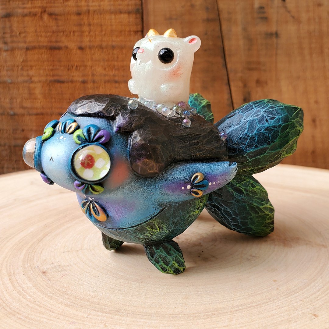 'Hitching A Ride' 1/1 custom by Owlberry Lane | DCon 2022