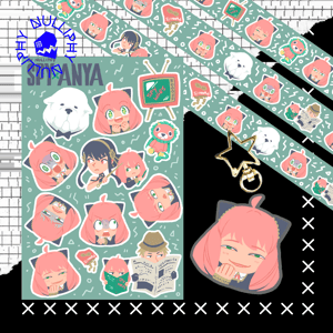 Anya! Stickers / Charm / Washi Tape