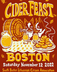 CiderFeast Boston 2022 tshirt