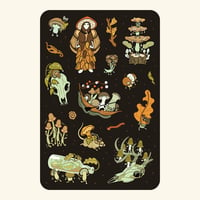 Vinyl Sticker Set: Forest Floor Friends