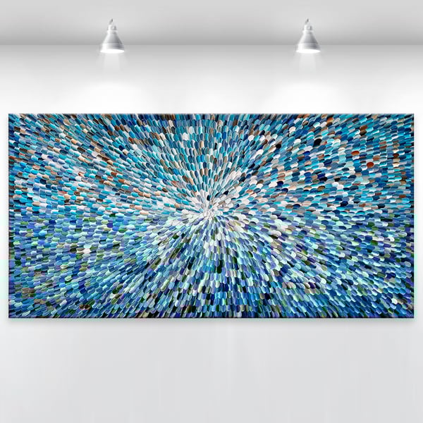 Image of 'Azure stellae' - 183x91cm
