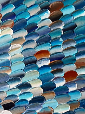 Image of 'Azure stellae' - 183x91cm