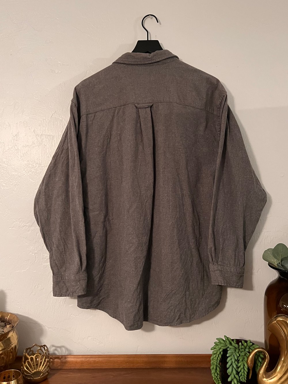 Pendleton Soft Grey Wool Button Up (XL)