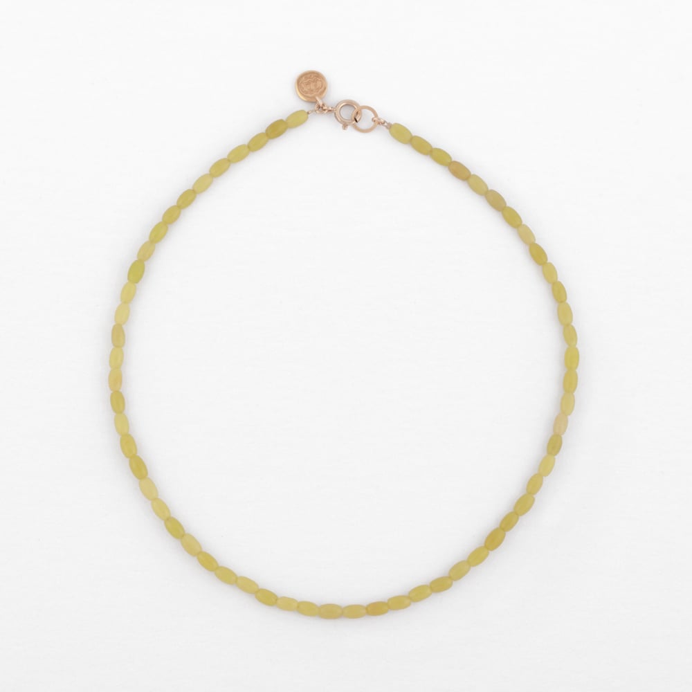 Image of COLLIER CARMEN EN JADE LEMON