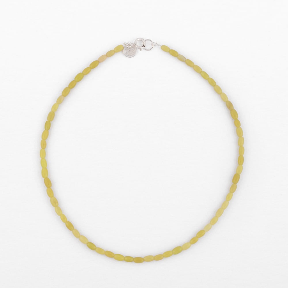 Image of COLLIER CARMEN EN JADE LEMON