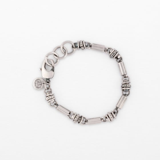 Image of BRACELET CANDICE PLAQUÉ ARGENT VIEILLI