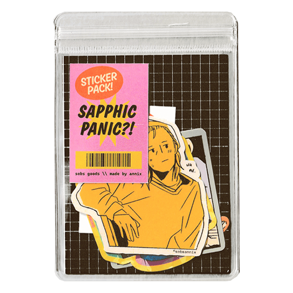 Sapphic Panic?! Sticker Pack