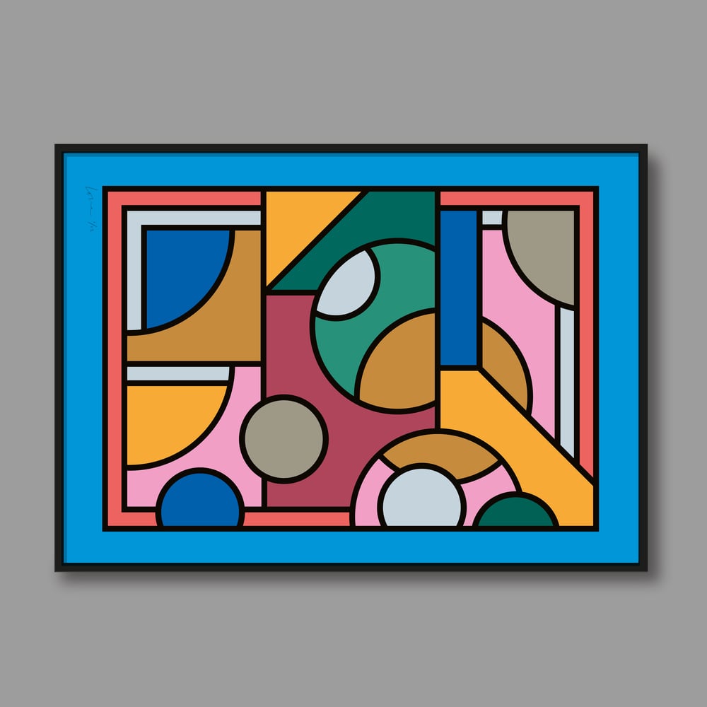 Image of Window (Blue) 50cm x 70cm