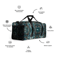 Image 5 of Turquoise & Terracotta Duffel