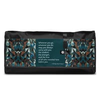Image 4 of Turquoise & Terracotta Duffel