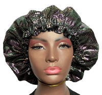 Image 1 of Foil Print Bonnet