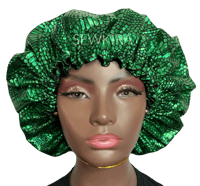 Image 5 of Foil Print Bonnet