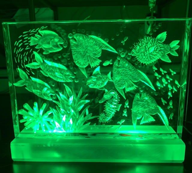 Image of Light Up Lucite Aquariums