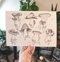 Image 2 of Buttshrooms A4 print
