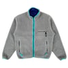 Patagonia Glissade Reversible Fleece Jacket - Grey & Blue 