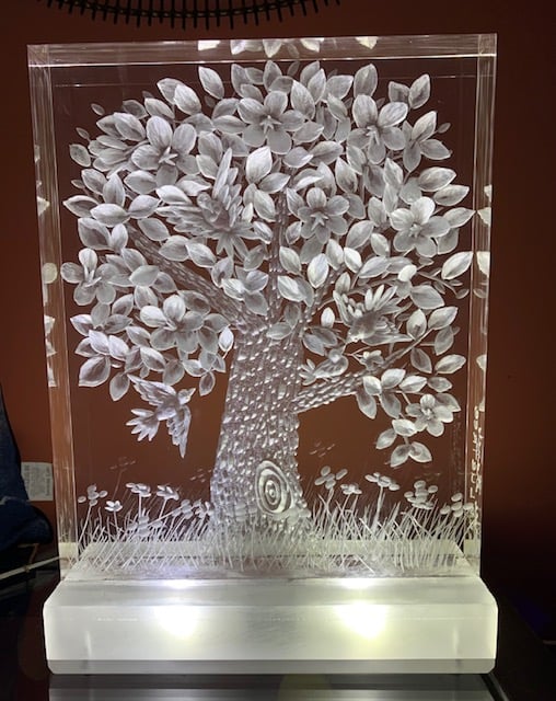 Image of Light Up Joyce Francis Tree Lamps