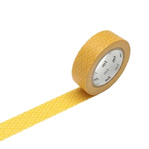 Image of MT Washi Tape - Yellow Flower Crest