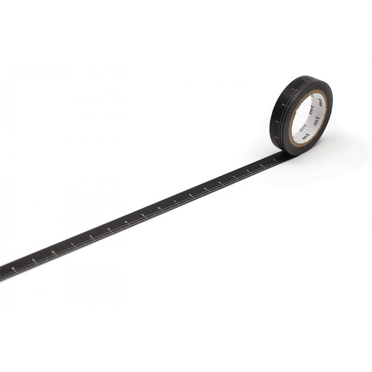 Image of MT Washi Tape - Black Ruler