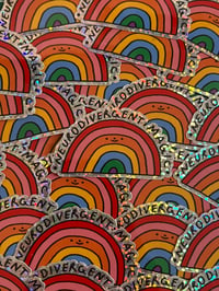 Image 1 of Neurodivergent Magic Glitter Sticker