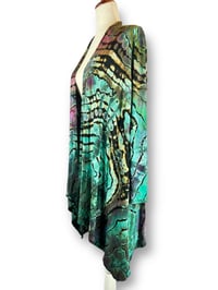 Image 3 of Reverse Dye Lightweight Cardigan Sweater (Medium)