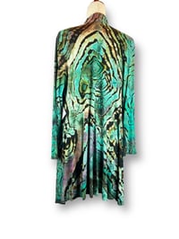 Image 4 of Reverse Dye Lightweight Cardigan Sweater (Medium)