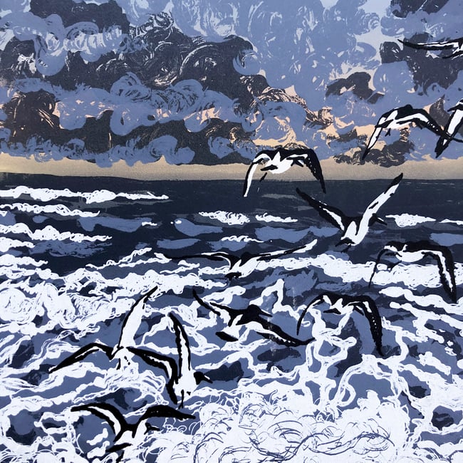 I asked the sea for help, and the sea released a flock of birds