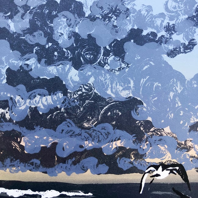 I asked the sea for help, and the sea released a flock of birds