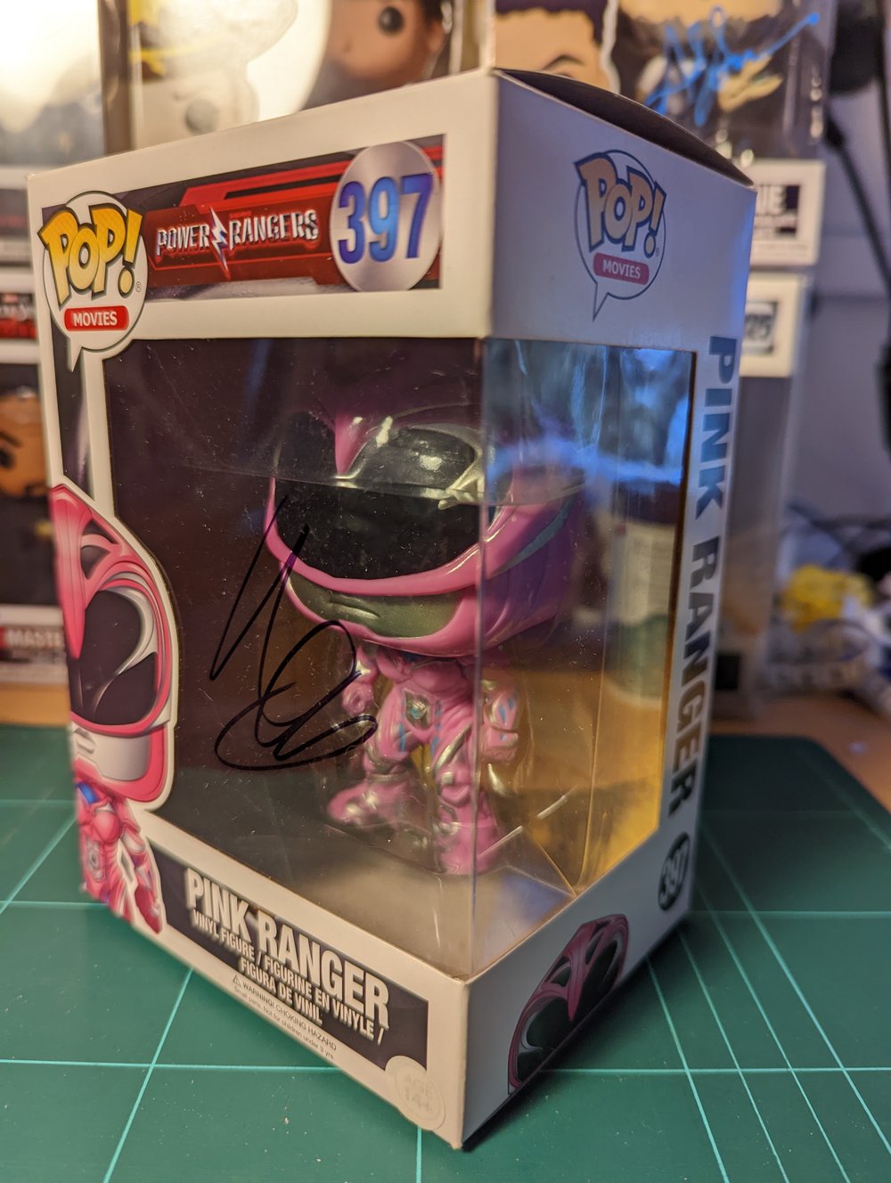 Naomi Scott Signed Pink Power Ranger Funko