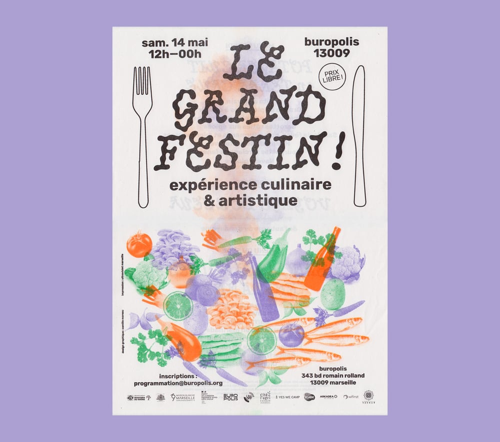 Image of Le Grand Festin ✹ Riso A3