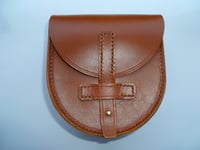 Image 1 of Leather 4.5 inch centrepin reel case