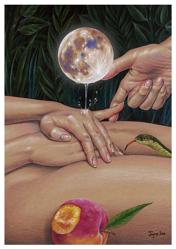 peinture-femme-homme-réaliste-joyce-lee-nu