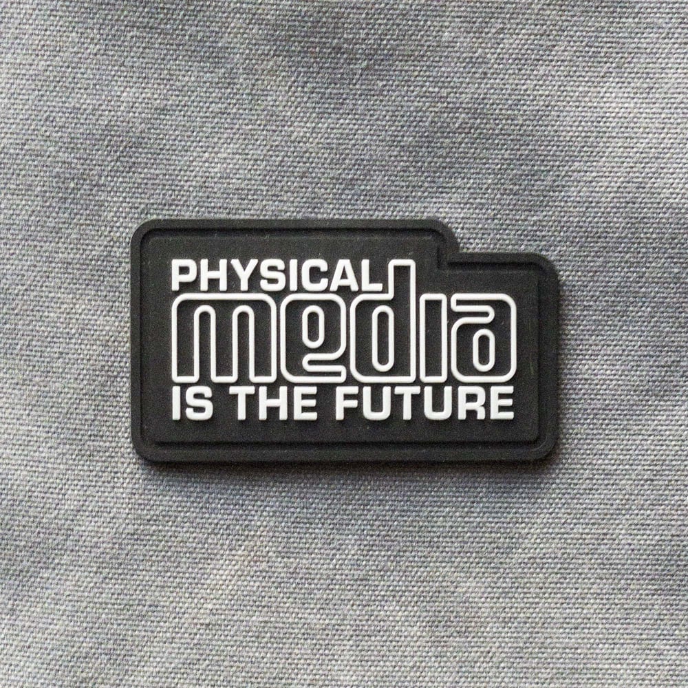 Image of Physical Media is the Future Rubber Patch