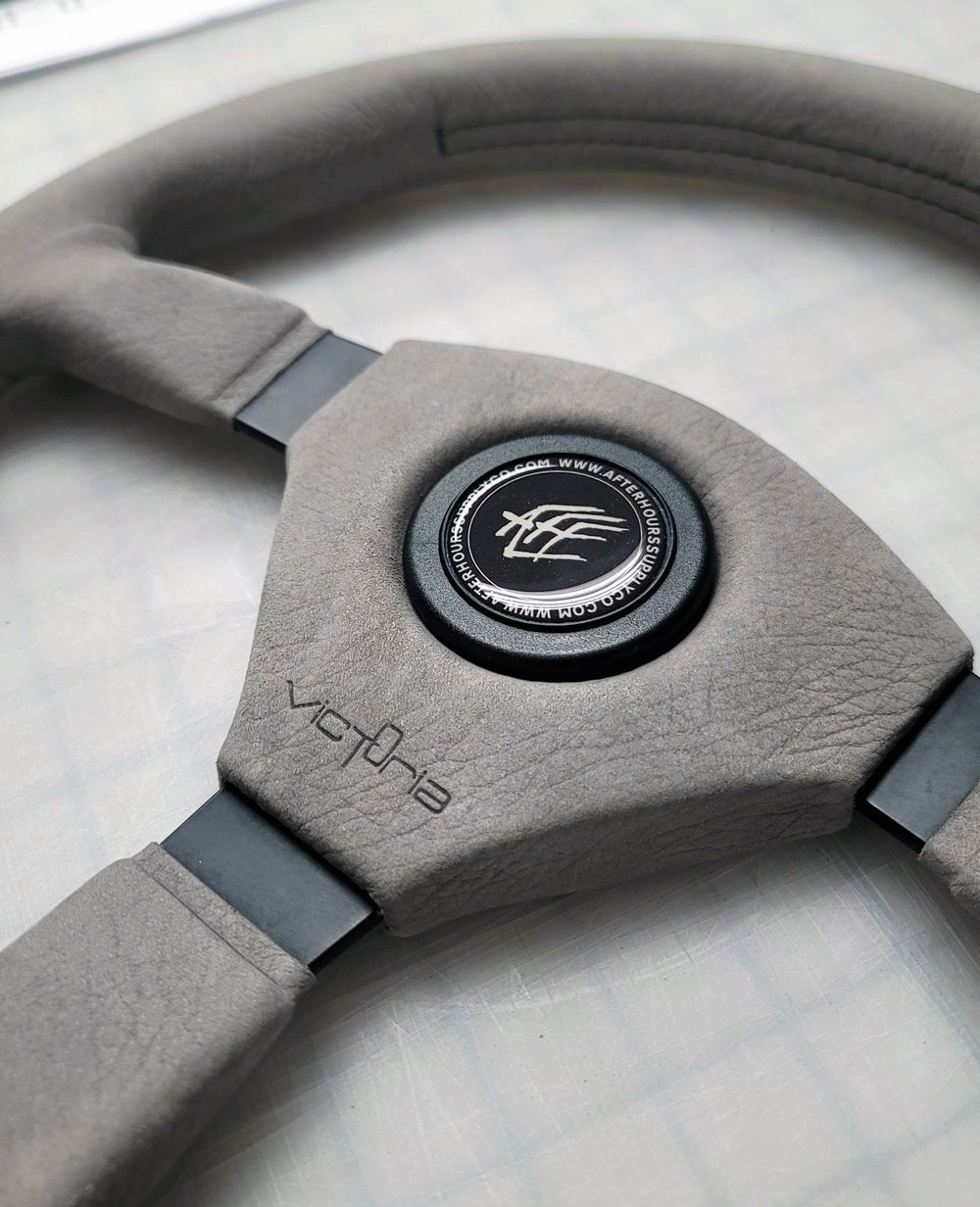 VICTORIA - 360MM Grey Suede Wheel
