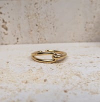 Image 1 of CAMILA RING 线条打结戒指